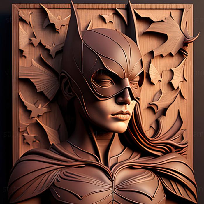 3D модель Всесвіт Batgirl DC (STL)
